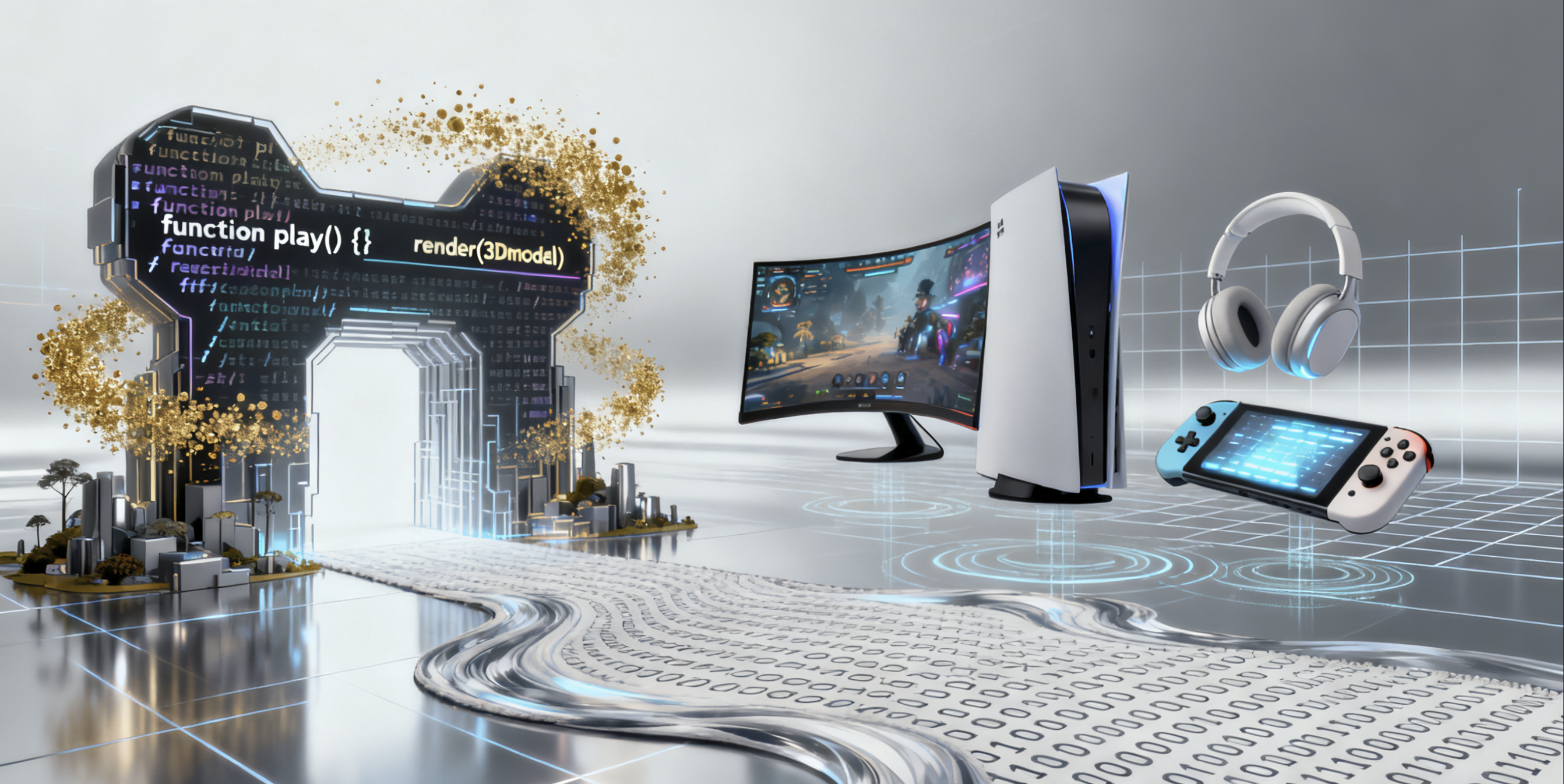 Game Development Illustration